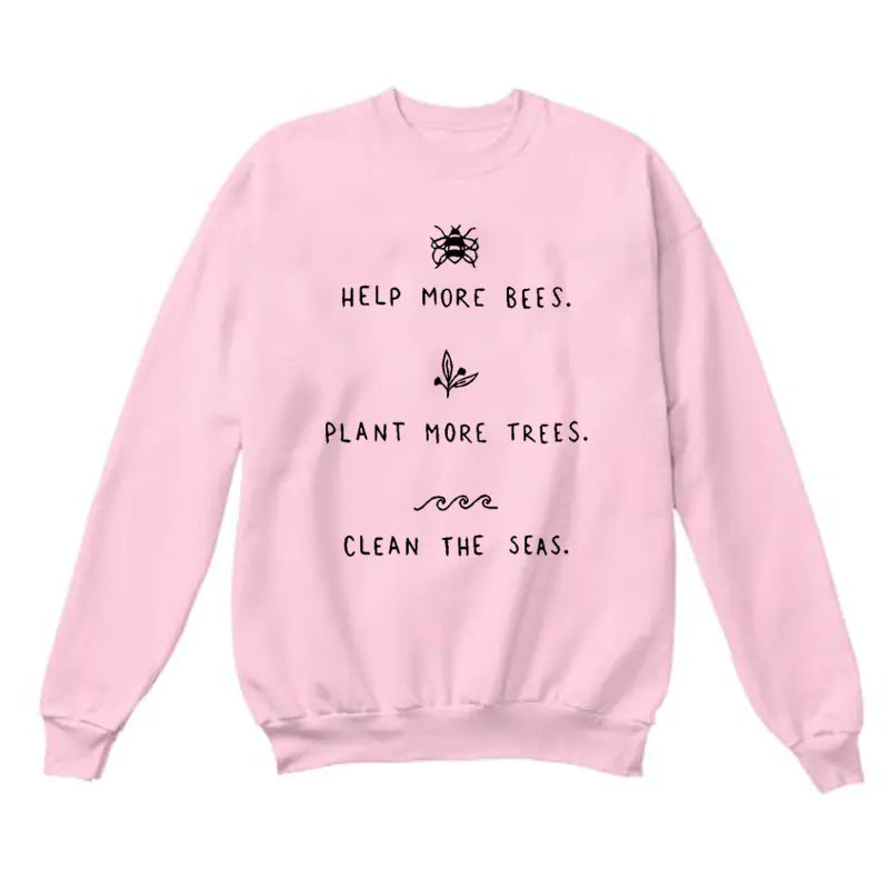 Loose-Fit Women's Round Neck Long Sleeve Sweatshirt