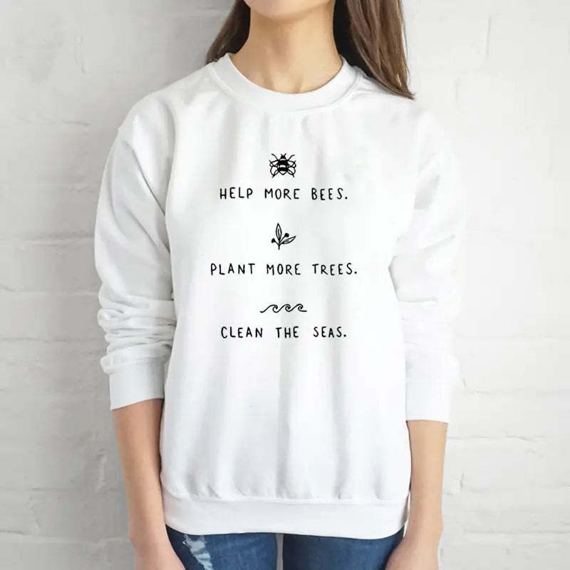 Loose-Fit Women's Round Neck Long Sleeve Sweatshirt